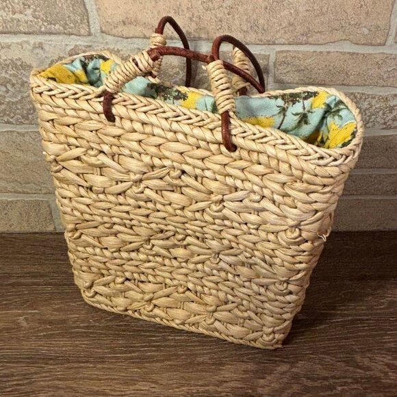 Zara Basic Collection Woven Rattan Wicker‎ Purse Beach Themed - Picture 5 of 7
